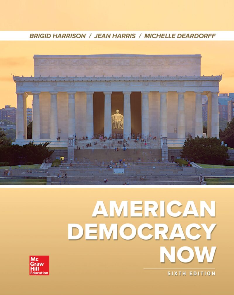 Test Bank For American Democracy Now 6th Edition By Harrison