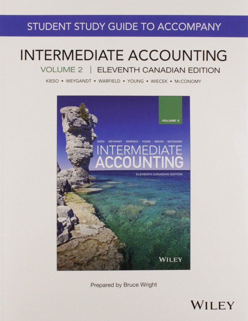 Intermediate Accounting Volume 211th Canadian Edition Solution Manual