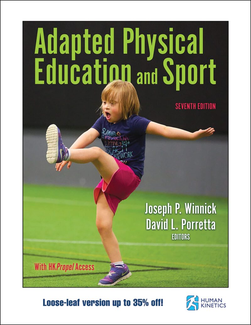 Adapted Physical Education and Sport 7th Edition by Winnick Test Bank